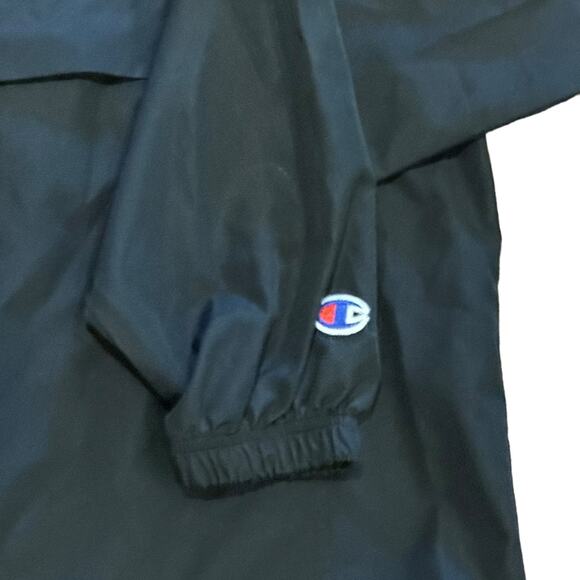 OU University of Oklahoma Adult Medium Black Pullover Windbreaker Quarter Zip - Picture 3 of 7